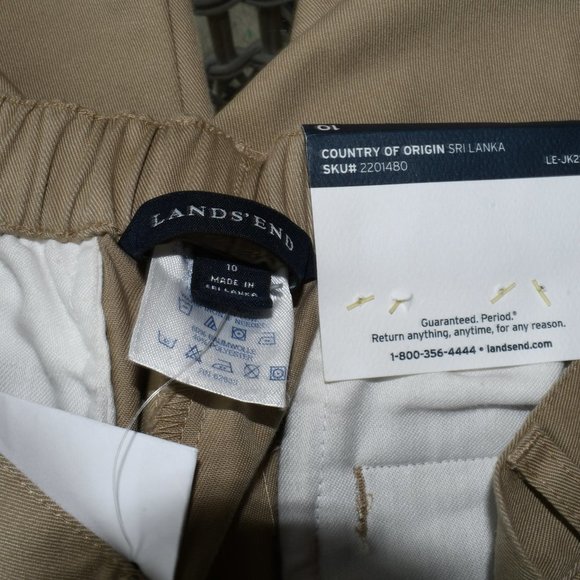 LANDS End Khaki Shorts  NWT - Picture 5 of 6